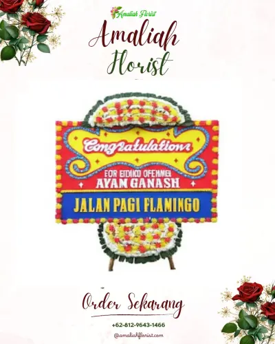 Bunga Papan Congratulation di Nyomplong